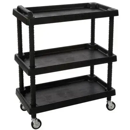 Beliebt Werkzeugwagen - 3 Ablagefächer - 75 X 37.5 X 92 Cm